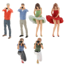 Load image into Gallery viewer, Miniature Photoshoot Sexy Lady Woman Man People Figure 1:64 Model Sand Table Scenery Building Street Landscape Accessories Diorama Supplies