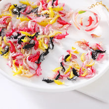 Load image into Gallery viewer, 50pcs 1.5cm 2.2cm Mini Koi Fish Resin Ornaments Small Carp Epoxy Goldfish for Crafts, Fish Tank Decor, Fairy Garden, Miniatures DIY Projects