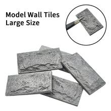 Load image into Gallery viewer, 20pcs Miniature Wall Tiles Clay Bricks for Dollhouse, Diorama, Model Building, Mini Landscaping Supplies