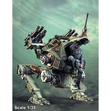Load image into Gallery viewer, Armored Robot Soldier Unke And Pilot Unpainted Resin Figure 1/35 Scale Unassembled Model