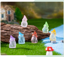 Load image into Gallery viewer, 50/100pcs Luminous Mini Gnomes, Glow in the Dark Fairy Garden Figurines, Micro Landscape, Terrarium, Pot, Home, and DIY Décor Accessories