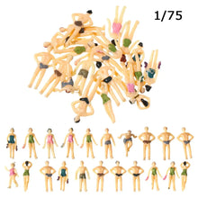 Load image into Gallery viewer, 30pcs Miniature Swimming People Figures 1:50-150 Scale for Diorama, Beach, Pool Scenes
