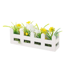 Load image into Gallery viewer, Miniature Flower Fence Set for Dollhouse Garden, Fairy Garden Floral Fence, Mini Micro Landscape Decor, Dollhouse Accessories