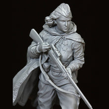 Load image into Gallery viewer, WWII Red Army Female Sniper Soldier Unpainted Resin Figure 1/35 1/16 Scale Unassembled Model