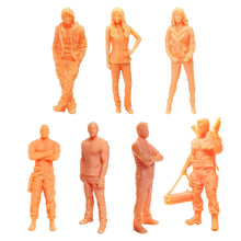 Load image into Gallery viewer, Miniature Movie Character People Unpainted Figure 1:64 Model Sand Table Layout Building Street Landscape Accessories Diorama Supplies