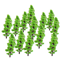 Load image into Gallery viewer, 100 pcs Miniature Fir Trees 1:160-220 Models N Z Scale Railway Accessories Forest Fairy Garden Landscape Terrarium Diorama Craft Supplies