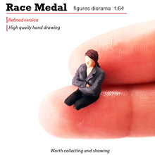 Load image into Gallery viewer, Miniature Racing Car Movie Character Driver People Figure 1:64 Model Sand Table Building Street Landscape Accessories Diorama Supplies