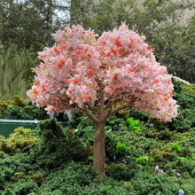 Load image into Gallery viewer, 10cm Cherry Blossom Tree Model 1:87 HO Scale Miniature for Model Train Layouts Dioramas DIY Sand Table Dollhouse Garden Landscape Decoration