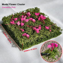 Load image into Gallery viewer, Miniature Flower Cluster Shrubs Model 4 Colors Grass Bush for Diorama, Sand Table, Railway, Wargame, Garden Scenes, Landscape Craft Supplies