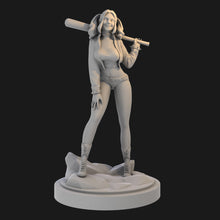 Load image into Gallery viewer, Female Villain Resin Figure – 1/24 Scale Unpainted Unassembled Model Kit for DIY Painting & Dioramas