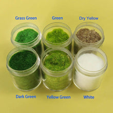 Load image into Gallery viewer, 3mm Static Grass Flock 60g Mixed Colors for Diorama Terrain Model Railway Scenery