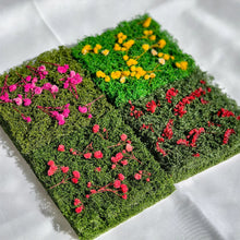 Load image into Gallery viewer, Miniature Flower Cluster Shrubs Model 4 Colors Grass Bush for Diorama, Sand Table, Railway, Wargame, Garden Scenes, Landscape Craft Supplies