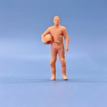 Load image into Gallery viewer, Motorcycle Male Racer Miniature Unpainted Figure 1/64 1/50 1/43 1/35 1/24 1/18 Scale Model Scene Layout Accessories Diorama Supplies
