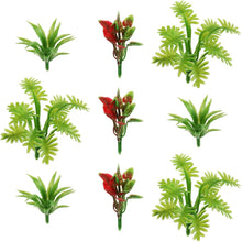 Load image into Gallery viewer, 90pcs Miniature Green Shrubs Bush Model Plants for Train Scenery, Railway, Diorama, Craft Landscape, HO Scale Architecture