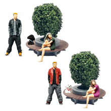 Load image into Gallery viewer, Miniature Street Garden Park Man Woman People Figure Set 1:64 Model Sand Table Scenery Building Landscape Accessories Toys Diorama Supplies