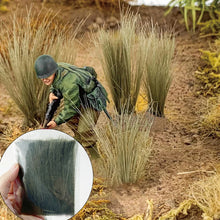 Load image into Gallery viewer, 10cm Long Model Grass Static Tufts for Diorama, Railway Scenery, Miniature Landscape Supply