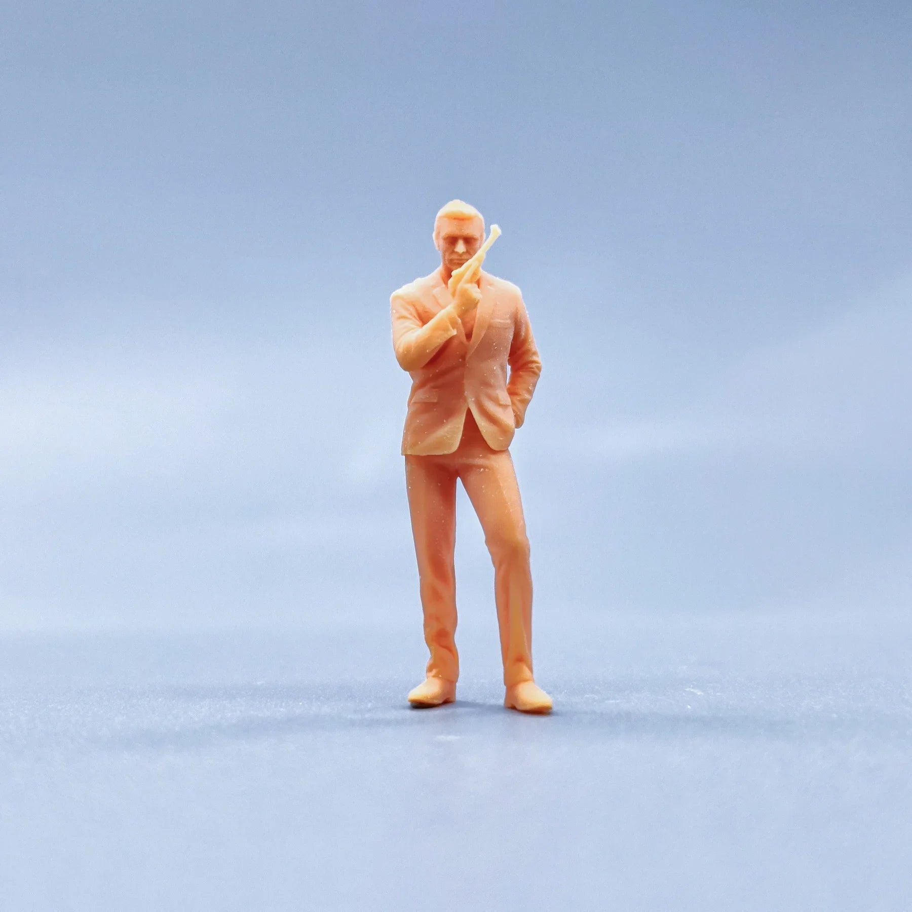 Sean Connery James Bond 007 Miniature Unpainted Figure 1/64 1/50 1