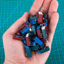 Load image into Gallery viewer, 5pcs Miniature Container Truck Models, 1:500 Scale, Diorama & Railway Layouts
