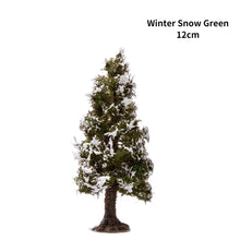 Load image into Gallery viewer, 12/15cm Miniature Four Seasons Pine Tree Model HO N Scale Metasequoia for Train Railway Diorama Landscape Dollhouse Terrarium Craft Supply