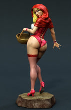 Load image into Gallery viewer, Sexy Little Red Riding Hood Unpainted Resin Figure 1/24 1/18 Scale Unassembled Mode