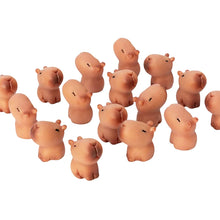 Load image into Gallery viewer, 20pcs Miniature Capybara Figurines Resin Fairy Garden Dollhouse Diorama Terrarium Craft Supplies