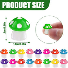 Load image into Gallery viewer, 50 pcs Mixed Miniature Tiny Resin Mushroom Model DIY Scenery Dollhouse Landscape Fairy Garden Accessories Terrarium Diorama Craft Supplies