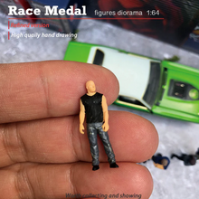 Load image into Gallery viewer, Miniature Movie Character People Unpainted Figure 1:64 Model Sand Table Layout Building Street Landscape Accessories Diorama Supplies