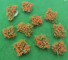 Load image into Gallery viewer, 10 pcs Miniature Flower Cluster Grass Models DIY Sand Table Dollhouse Accessories Fairy Garden Landscape Terrarium Diorama Craft Supplies