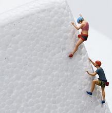 Load image into Gallery viewer, Miniature Rock Climber Figure - 1/87 or 1/64 Scale Resin Diorama Scenery Craft Supply