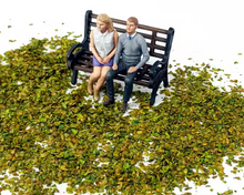 Load image into Gallery viewer, 50ml Simulated Leaves Foliage for Model Trees, Dioramas, Micro Landscapes, Railway Scenery, Wargaming Terrain, DIY Miniature Craft