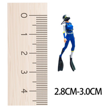 Load image into Gallery viewer, Miniature Diving People Figures 1:64 Scale Model Scenery Accessories Craft Supply