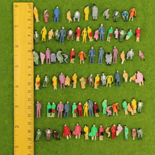 Load image into Gallery viewer, 108pcs Miniature People Passenger Figures HO Scale 1:87 Railway Model Layout Accessories