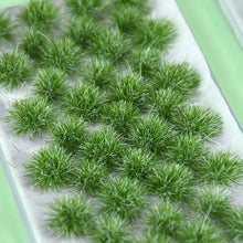 Load image into Gallery viewer, 35 pcs Miniature Grass Tuft Bush Cluster Models Train Railway Layout Accessories DIY Landscape Dollhouse Terrarium Diorama Craft Supplies