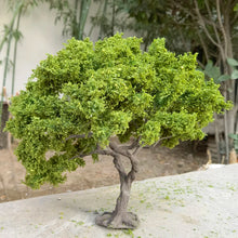 Load image into Gallery viewer, Miniature Green Oak Wire Tree Model 10–25cm for Diorama Railway Layout Craft Supply