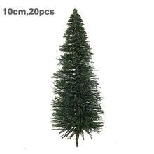 Load image into Gallery viewer, 20/30/40/50 pcs Miniature Green Pine Tree Model N HO O Scale Train Railway Accessories Forest Landscape Terrarium Diorama Craft Supplies