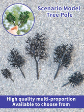 Load image into Gallery viewer, 20 pcs 4/6/8/10/12cm Miniature Tree Trunk Branch Model Train Railway Layout Building Street Landscape Diorama DIY Making Tree Craft Supplies