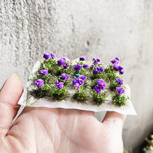 Load image into Gallery viewer, 20 pcs Miniature Rose Flower Cluster Grass Models Train Railway Accessories DIY Scenery Landscape Dollhouse Terrarium Diorama Craft Supplies