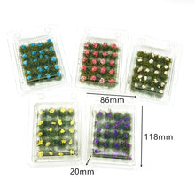 Load image into Gallery viewer, 20 pcs Miniature Rose Flower Cluster Grass Models Train Railway Accessories DIY Scenery Landscape Dollhouse Terrarium Diorama Craft Supplies