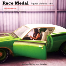 Load image into Gallery viewer, Miniature Racing Car Movie Character Driver People Figure 1:64 Model Sand Table Building Street Landscape Accessories Diorama Supplies
