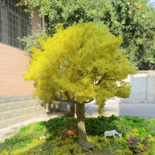Load image into Gallery viewer, 10/15/23/28cm Miniature Ginkgo Wire Tree Model Train Railway Layout Accessories DIY Landscape Dollhouse Terrarium Diorama Craft Supplies