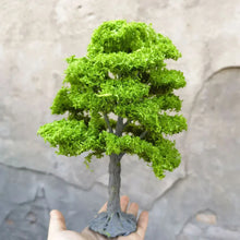 Load image into Gallery viewer, 25cm Miniature Banyan Tree Model G Scale Train Railway Accessories Forest Fairy Garden Landscape Terrarium Diorama Craft Supplies