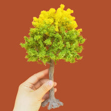Load image into Gallery viewer, 25cm Miniature Banyan Tree Model G Scale Train Railway Accessories Forest Fairy Garden Landscape Terrarium Diorama Craft Supplies