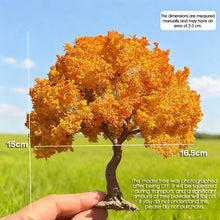 Load image into Gallery viewer, Miniature Autumn Wire Tree 10/15cm Model for Dollhouse, Architectural Scenery, DIY Landscape Projects