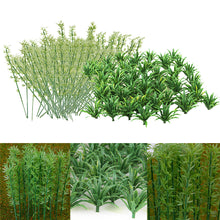 Load image into Gallery viewer, 150 pcs Miniature Bamboo Trees Sword Grass 1:75 Models Railway Accessories Forest Fairy Garden Landscape Terrarium Diorama Craft Supplies