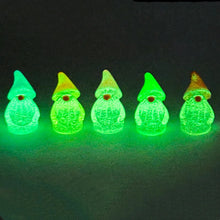 Load image into Gallery viewer, 50/100pcs Luminous Mini Gnomes, Glow in the Dark Fairy Garden Figurines, Micro Landscape, Terrarium, Pot, Home, and DIY Décor Accessories