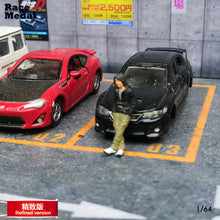 Load image into Gallery viewer, Miniature Racing Car Scene Movie Character People Figure 1:64 Model Sand Table Layout Building Street Landscape Accessories Diorama Supplies