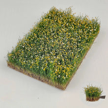 Load image into Gallery viewer, 12/16mm Miniature Tearable Flower Grass Tufts Clusters for Diorama Scenery, Model Railway Layout, Wargaming Terrain Craft Supplies