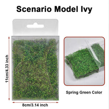 Load image into Gallery viewer, Miniature Ivy Vine Scenery Mat for Diorama Artificial Climbing Plant Model Railway Landscape Grass