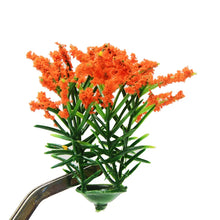 Load image into Gallery viewer, 10 pcs Mixed Miniature Flower Cluster Tufts Models DIY Train Railway Scenery Dollhouse Garden Landscape Terrarium Diorama Craft Supplies