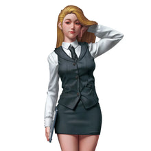 Load image into Gallery viewer, Beautiful Office Girl Unpainted Resin Figure 1/35 1/24 1/12 Scale Unassembled Model